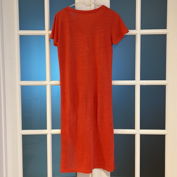 COS red linen maxi dress - Picture 3 of 7